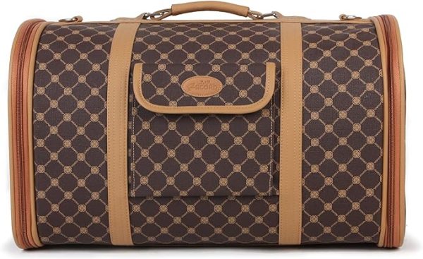 Borsa Trasportino Record Ecopelle Elegante con cinghia | Cane e Gatto