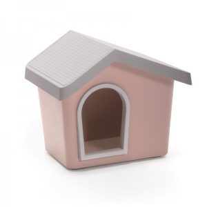 Imac Cuccia Rosa per Esterno per Cani e Gatti Zeus 50 | 53 x 46 x 47,6 cm