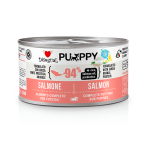 Disugual Umido Cane Puppy Salmone 94% senza glutine monoproteico 150g