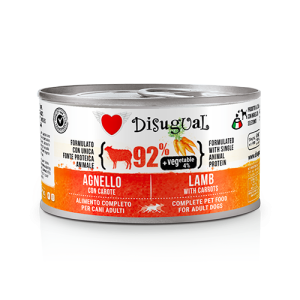 Disugual Vegatable Umido Monoproteico Agnello con carote Senza glutine 150gr