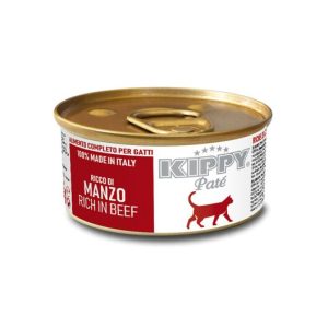 Kippy Patè Alimento completo per gatti ricco di Manzo 85g