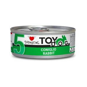 Disugual Umido Cane ToyDog Monoproteico senza Glutine con Coniglio 85gr