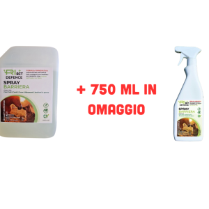 RI+ACT DEFENCE BARRIERA è un prodotto al 100% naturale ed ecologico che crea una barriera protettiva ed un ambiente sgradito agli insetti e parassiti dannosi, come pulci, zecche, zanzare, mosche etc.. Senza controindicazioni al vostro amico a quattro zampe.