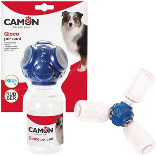 Camon Palla in Gomma Portabottiglia Gioco divertente per Cane e Cuccioli