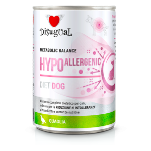 *HYPOALLERGENIC* CONIGLIO DISUGUAL DIET DOG UMIDO CANE 400 GR