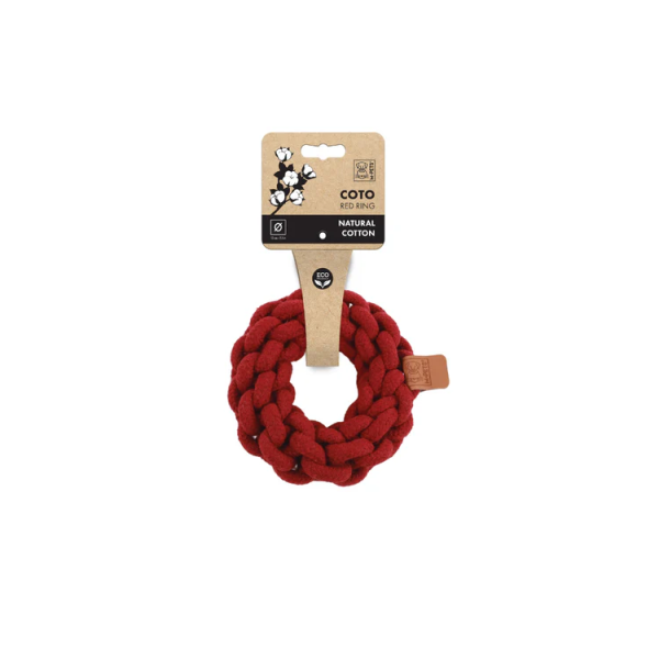 Gioco per cane M-PETS Coto Ring Anello in Corda Naturale per cane dimensioni e colori vari - immagine 2