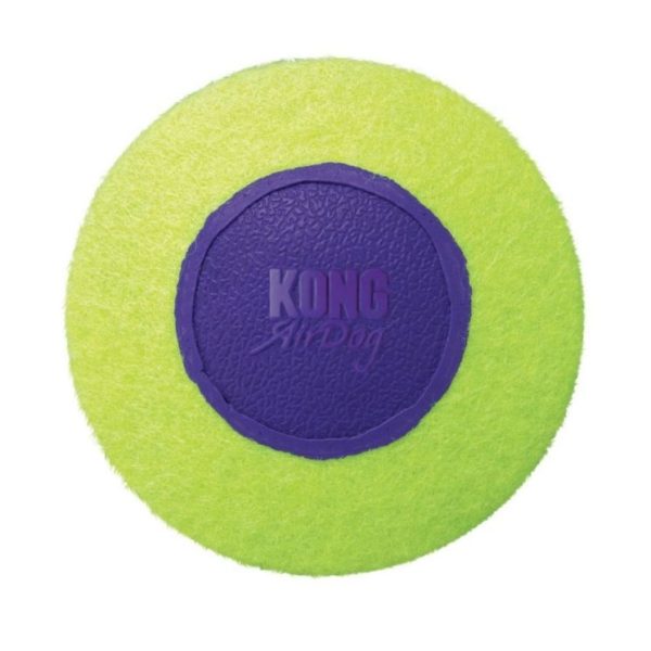 KONG AirDog Squeaker Disco - ideale per addestramento, materiale resistente
