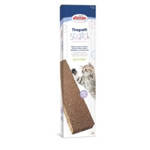 Tiragraffi Record appendibile per gatti Scratch in cartone 100% riciclato 50 x 17 cm