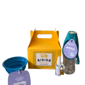 Box Viaggio Idea Regalo Kit: Acqua Di Luna Profumo Spray 30ml + Borraccia + ciotola portatile