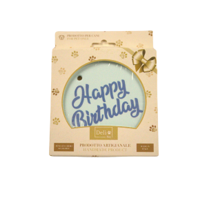 Delì Pet Torta di Compleanno Auguri Cane Snack artigianale 90gr