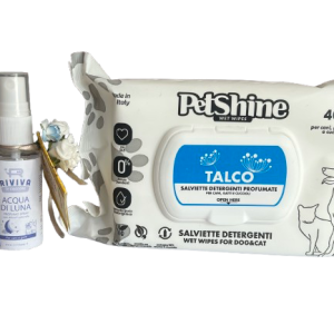 Kit Viaggio : Acqua Di Luna Profumo Spray 30ml + Salviettine Talco 40 pz